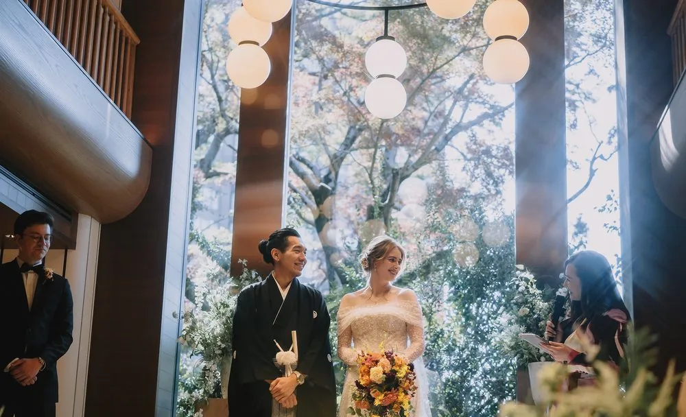 Lily-Rose & Joi destination wedding in Tokyo, Japan